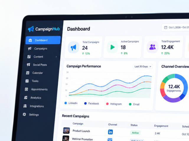 CampaignHub - Multi-Channel Marketing Platform