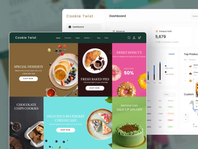 Cookie Twist: Ecommerce Website for Bakery Products