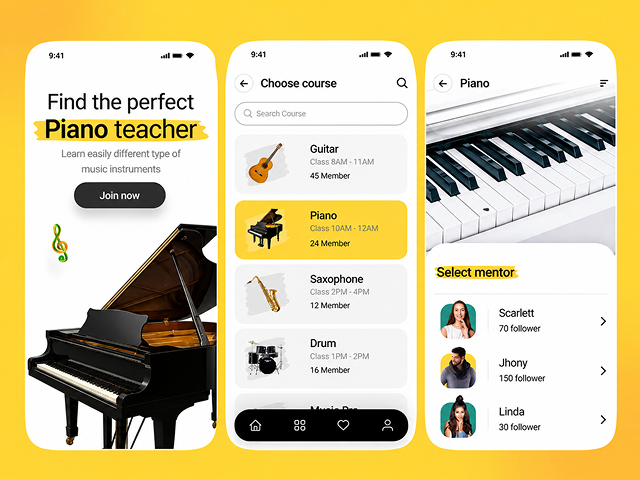 Piano Learning App Development