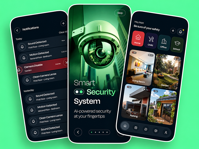 Smart Security Camera App Development