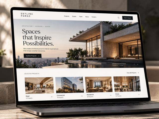 Skyline Forge: Design Studio Website