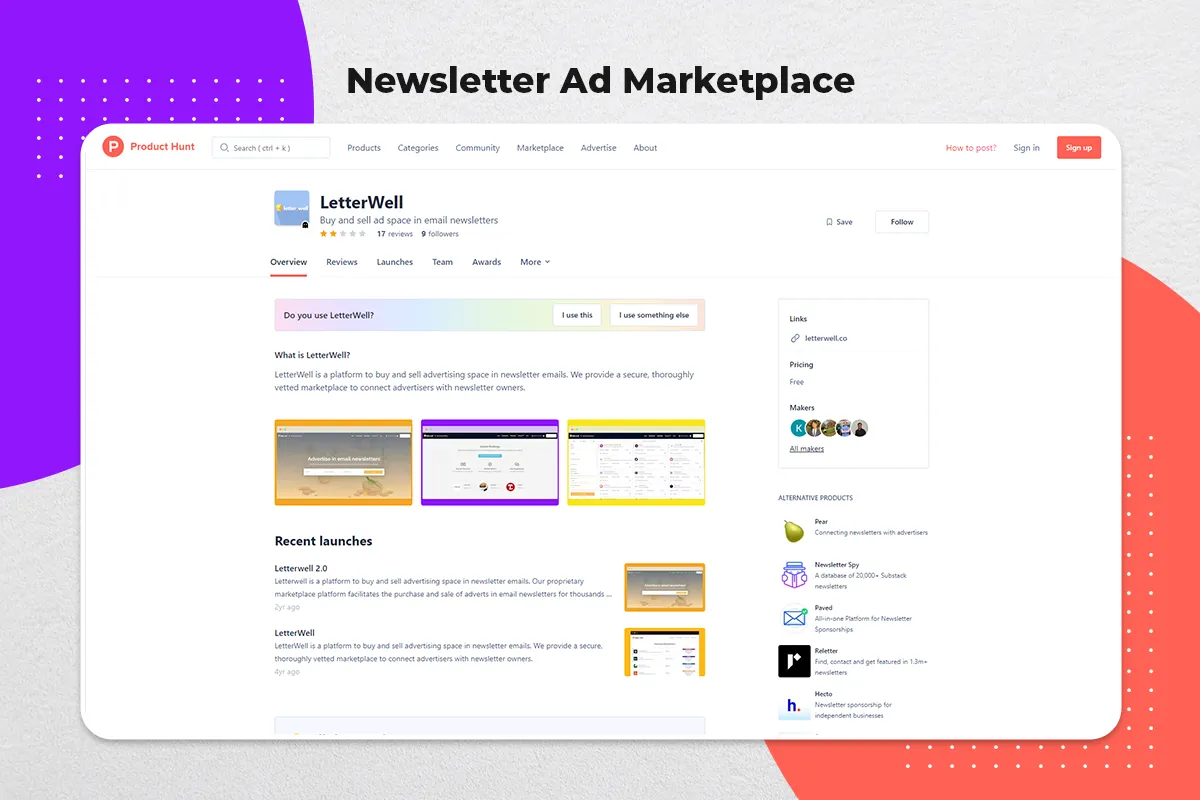 Newsletter Ad Marketplace