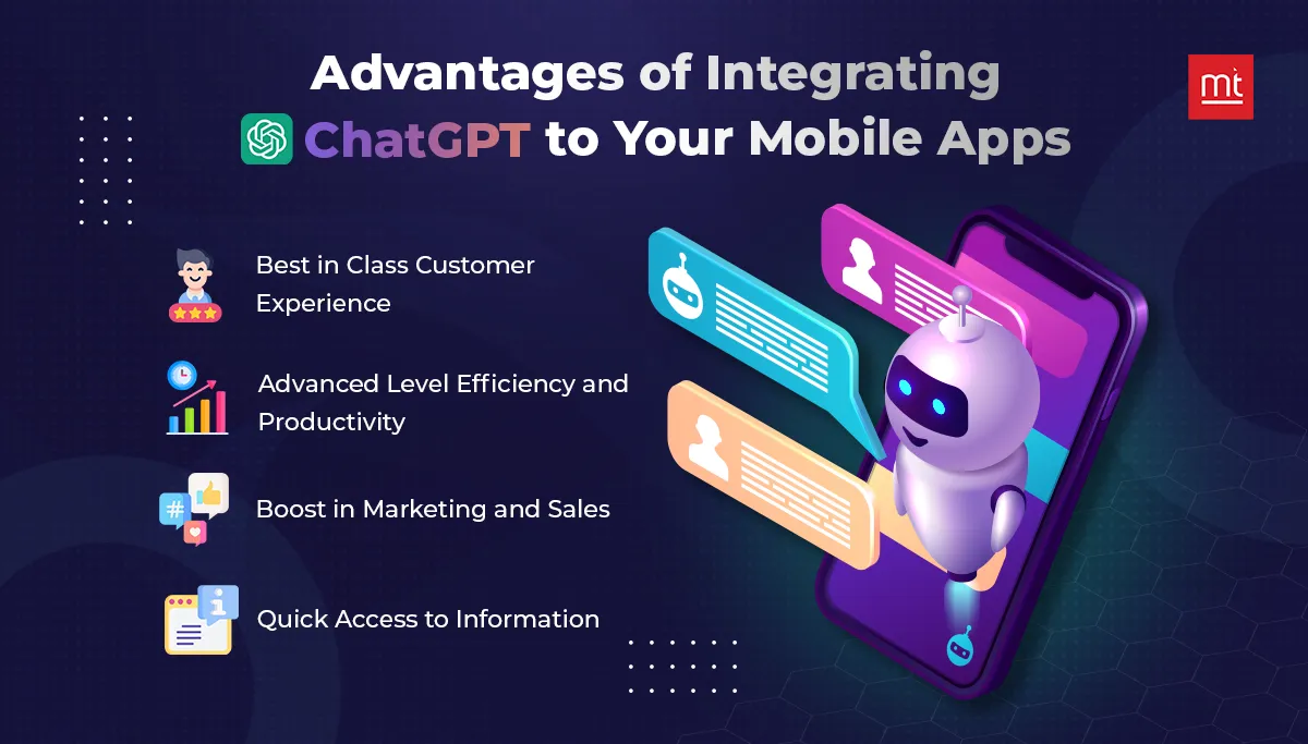 Advantages of Integrating ChatGPT to Your Mobile Apps