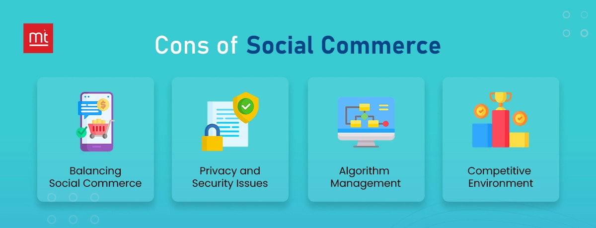 Cons of Social Commerce