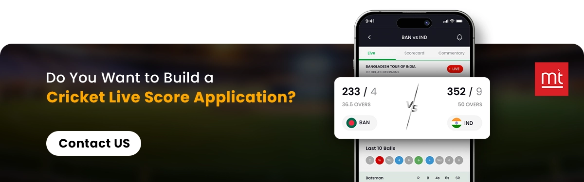 Do You Want to Build a Cricket Live Score Application