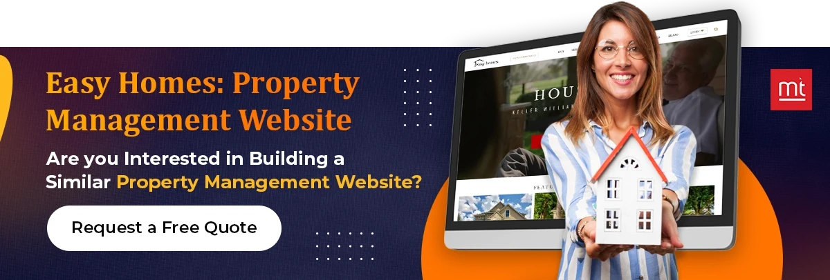 Easy Homes Property Management Website