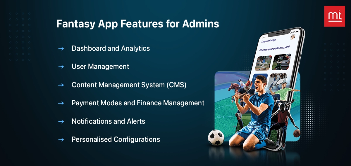 Fantasy App Features for Admins