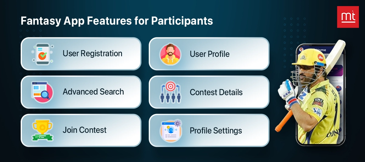 Fantasy App Features for Participants