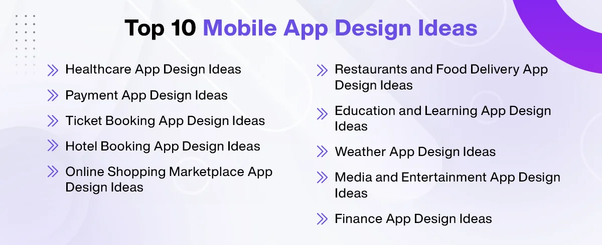 Mobile App Design Ideas and Examples