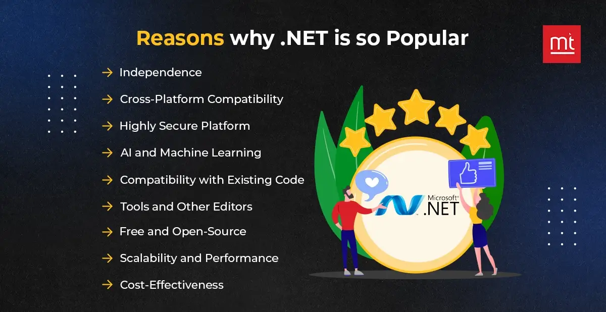 Reasons why .NET is so popular