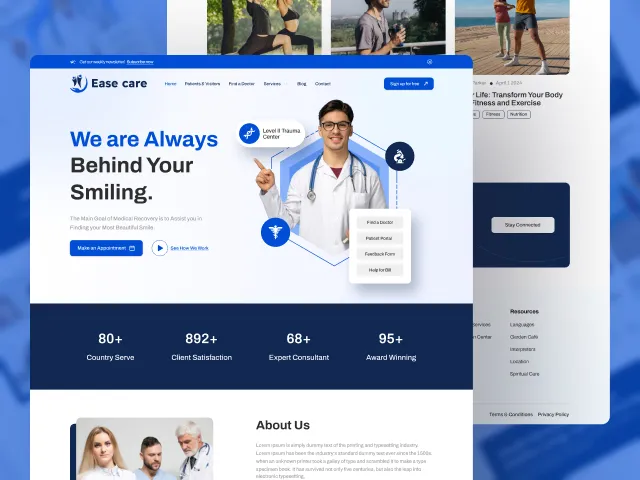 Ease Care: Online Hospital Management Web App