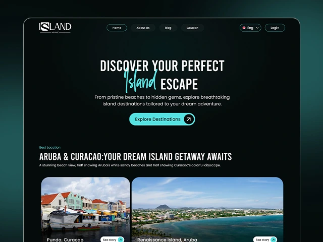 Island Voyage: Travel Destinations Website